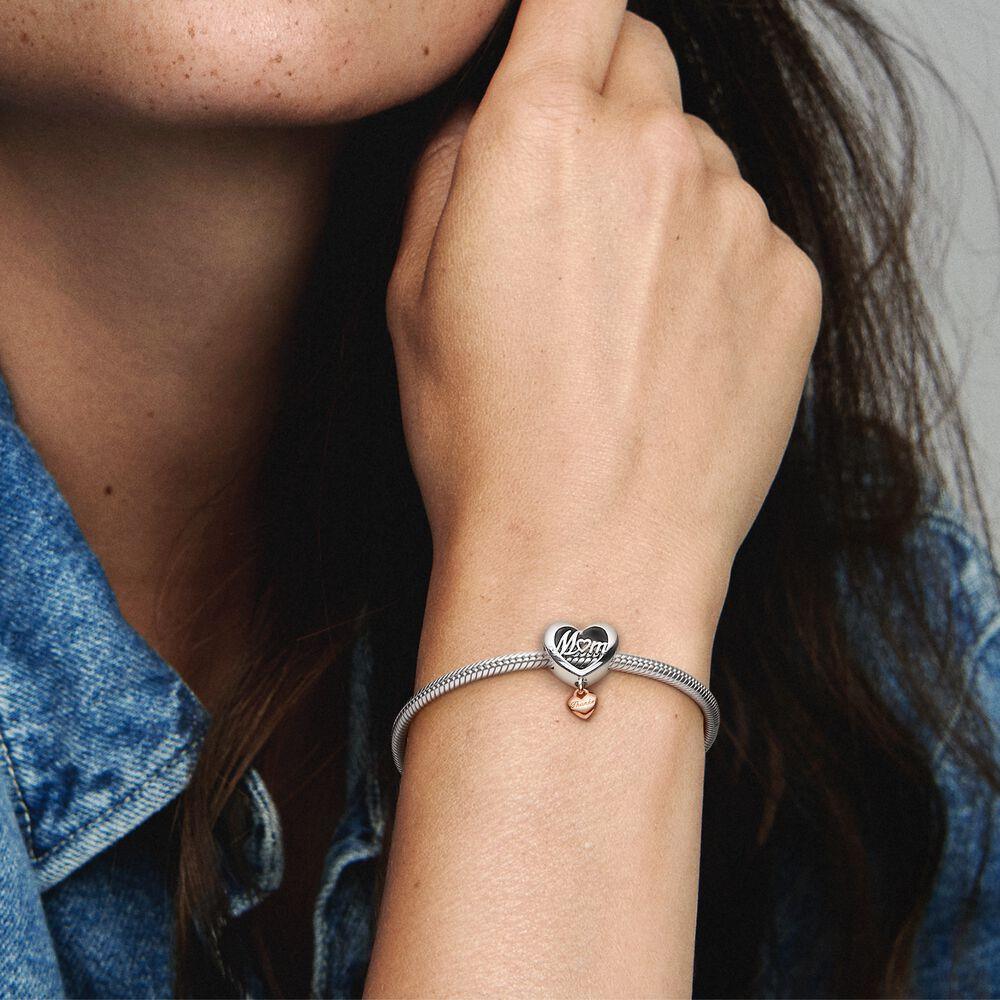 Pandora 789372C00 Thank You Mom Heart Charm - Watch Home™ Pandora 789372C00 Thank You Mom Heart Charm - Watch Home™